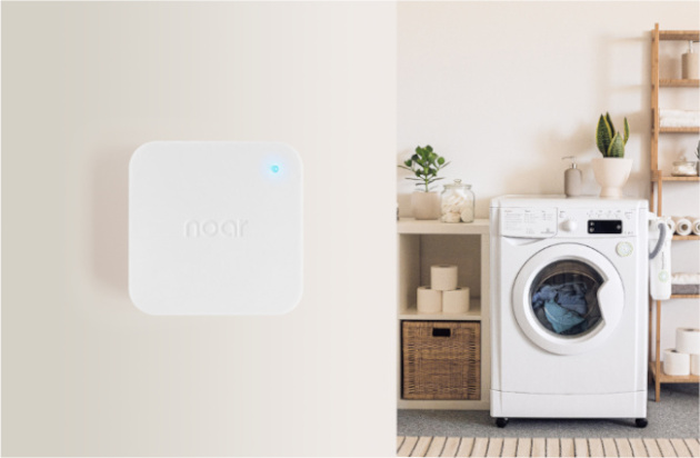 Controlador Noar Sensors en lavandería